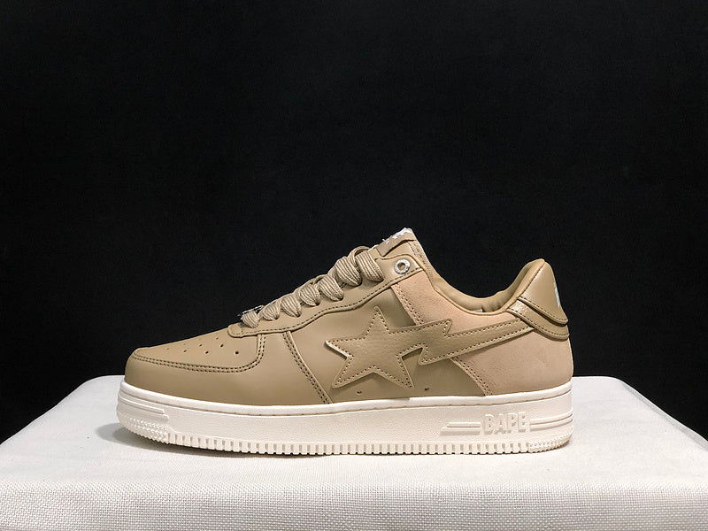 BAPE STA Tokyo Low-Top Sneakers – Tan/Gum
