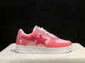 BAPE STA Low Pink Patent Sneakers