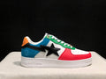 BAPE STA Low Sneakers – Multicolor Patchwork