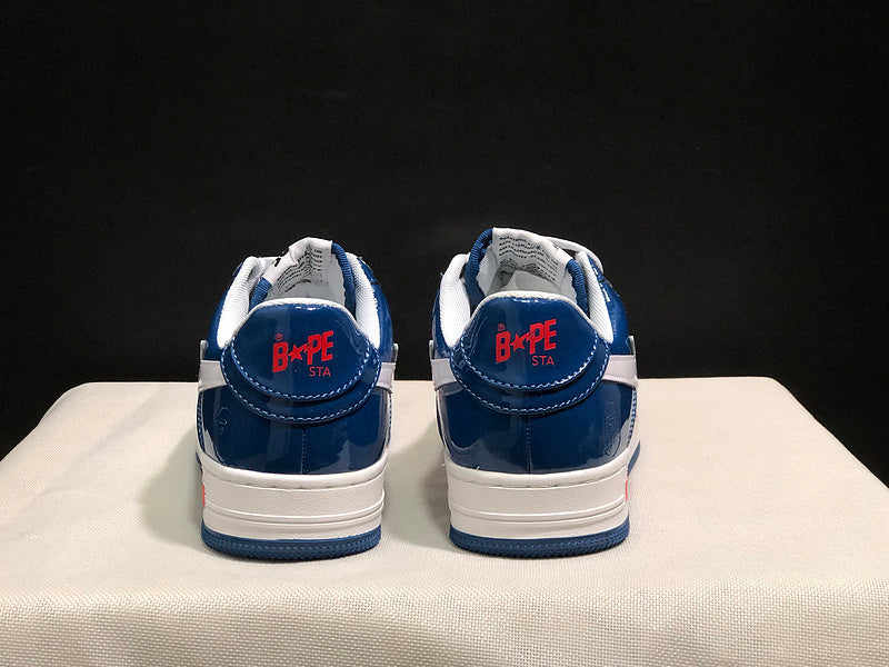 BAPE STA Low Sneakers – Red/White/Blue